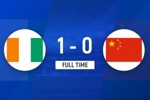 三连败!U16国足0-1科特迪瓦U16 国足小组3场皆负参加5-8名排位赛
