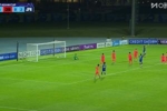 U17国足半场补时丢球0-3落后日本，北原槙远射破门