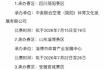 全国女篮锦标赛第一阶段赛区确定：简阳、淄博、宣城