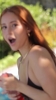 颜值出众~理查利森老婆真是符合亚洲审美，好小巧的一脸~